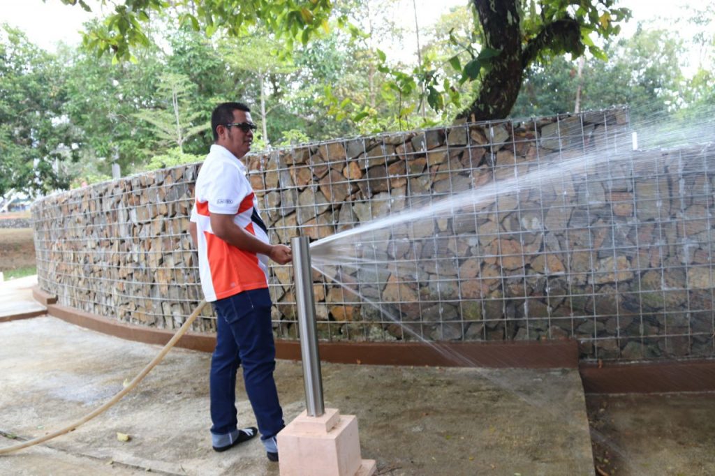 Bupati Bintan H Apri Sujadi saat Meninjau titik Daerah kegiatan Goro di Kijang Bintan Timur