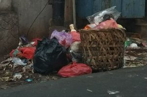 Salah satu tumpukan Sampah dalam kota Tanjungpinang