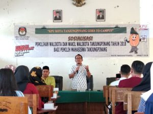 Pendidikan Politik Terus Dilakukan KPU Tanjungpinang ke Kampus-Kampus