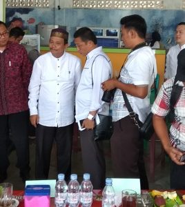 Pj Walikota Tanjungpinang, Drs Raja Ariza diacara Ngopi Pagi yang di gelar AJI di Bintan Center