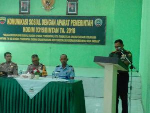 Pererat Silaturahmi, Kodim 0315/Bintan Gelar Komunikasi Sosial