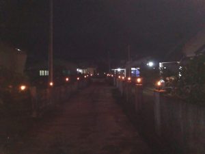 Sambut Malam Tujuh Likur, Kampung Bukit Abun Dihiasi Lampu Pelita