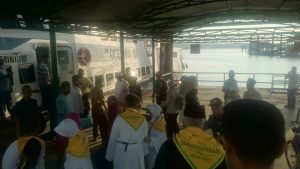 Pagi ini, Jamaah Calon Haji Diberangkatkan ke tanah suci Melalui Pelabuhan SBP