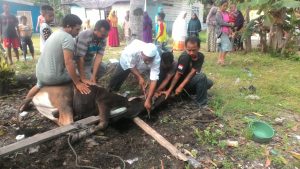 Surau Nurul Iman Bukit Abun Qurbankan Dua Ekor Lembu