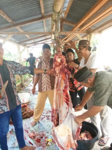 Desa Sungai Buluh Qurbankan Tiga Ekor Lembu Pada Hari Raya Idul Adha