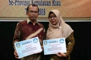 Syamsul dan Sri Kartini Guru SMKN 1 Singkep Wakili Kepri ke Tingkat Nasional