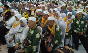 56 Jama’ah haji kabupaten lingga Tiba di Kota Batam