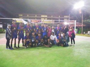 Tim Bola Voli Kelurahan Raya Masuk di 4 Besar Turnamen Penuba Cup