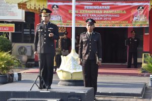 Polres Tanjung Gelar Upacara Peringati Hari Kesaktian Pancasila