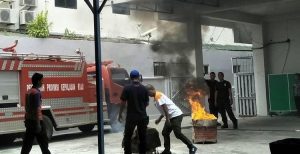 BRI KC Tanjungpinang Rutin Lakukan Pelatihan dan Simulasi Tanggap Darurat Kebakaran