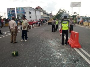 Tragis!! Laka Lantas di Jembatan Ramayana Renggut Nyawa Pengendara