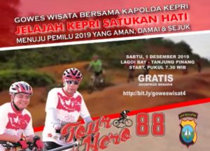 Awal Desember, Polda Kepri Gelar Gowes Wisata