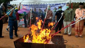 Barang Bukti Hasil Kejahatan Dimusnahkan Kejari Tanjungpinang