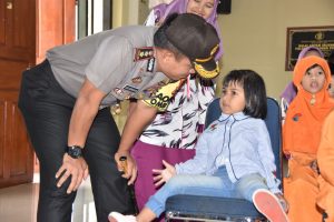 Anak Berkebutuhan Khusus Kunjungi Polres Tanjungpinang