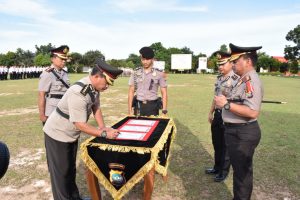 Tahun Baru, Sebanyak 493 Personil Polda Kepri Naik Pangkat