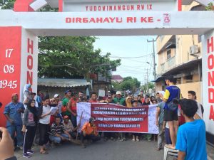 Warga Yudowinangun dan Mahasiswa Tuntut Walikota Selesaikan Banjir