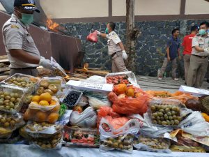 Balai Karantina Pertanian Tanjungpinang Musnahkan Barang Tangkapan Dari Pelabuhan