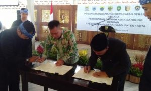 Pemkab Lingga dan Pemko Bandung MoU Teknologi Informasi dan Komunikasi