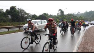 Kapolda Kepri Lakukan Patroli Pakai Sepeda