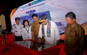 Bandara Letung Resmi Beroperasi