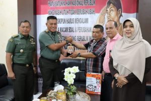 Dandim 0315/Bintan Sambut Baik Kunjungan KPU Kota Tanjungpinang di Makodim 0315/Bintan