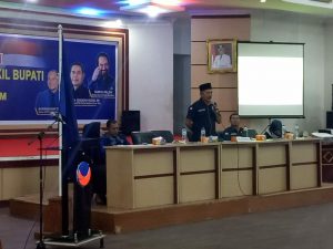 DPD Nasdem Kabupaten Rohil Buka Kegiatan Penyampaian Visi Misi Bacalon Bupati dan Wakil Bupati