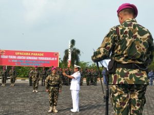 Jabatan Danyonmarhanlan IV Tanjungpinang Resmi Dijabat Mayor Marinir Hafied