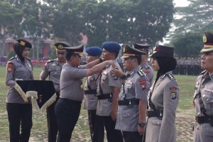 Serah Terima Jabatan Dansat Brimob, Kabidkeu dan Kayanma Polda Kepri Dipimpin Kapolda Kepri