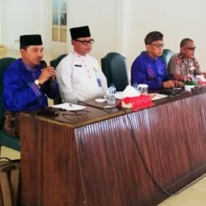 Jelang HUT Kabupaten Lingga ke-16, Pemkab Lingga Rapat Koordinasi