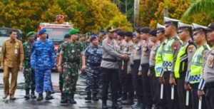 Polres Natuna Gelar Apel Kesiapsiagaan Penanggulangan Bencana