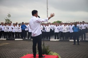 Kepala BP Batam Pimpin Pelaksanaan Apel Gabungan