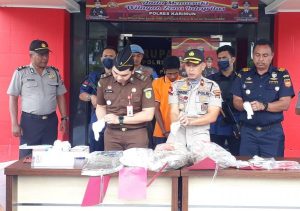 Polres Karimun Musnahkan Ganja 5,1 Kg Siap Edar