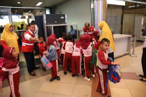 Kunjungan Murid TK Al-Azhar 2 Tiban di Bandara Hang Nadim