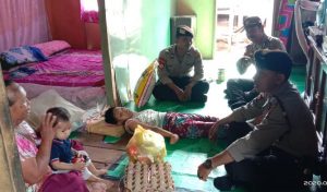 Peringati HPN, Wartawan dan Polres Anambas Sambangi Anak Disabilitas