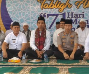 Ribuan Masyarakat Antusias Sambut Tablig Akbar UAS di Dabo Singkep