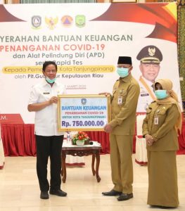 Untuk Penanganan COVID-19, Daerah Tanjungpinang Terima Uang 750 Juta