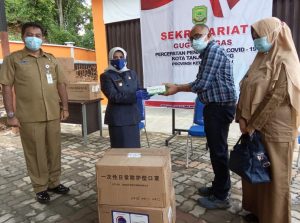 Jelang Pilkada, Pemko Tanjungpinang Terima 10 Ribu Masker dari Lembaga Penelitian Asal China