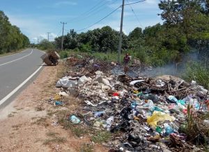 Terkait Sampah, Lurah Dompak Sebut Itu Bukan dari Masyarakat Dompak