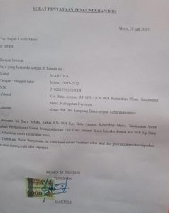 Demi Bantu Anak Kampung, Ketua RW 004 Batu Ampar Moro Rela Berhenti dari Jabatannya