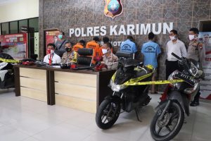 Polres Karimun Ringkus Pelaku Curanmor Beserta Penadahnya