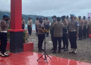 Amankan Pilkada Serentak 2020 Polres Kepulauan Anambas Laksanakan Apel Gelar Pasukan