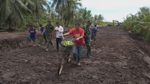 Program TMMD ke-109 Kodim/0317 di Kecamatan Buru Sudah Dapat Dilalui Masyarakat