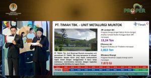 Dua Tahun Berturut-Turut PT Timah Tbk Raih Proper Hijau 2020