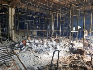 Gedung E 5 OPD Pemkab Karimun Hangus Terbakar