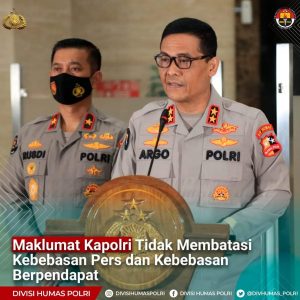 Maklumat Kapolri Tidak Membatasi Kebebasan Pers dan Kebebasan Berpendapat