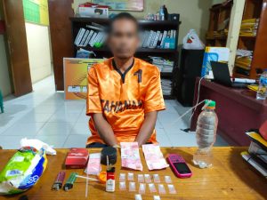 Polisi Bekuk Pengedar Sabu-sabu di Kecamatan Kuantan Mudik