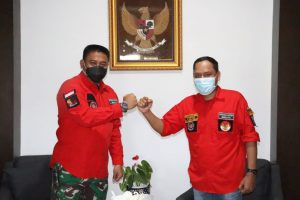 Sambut Kunjungan Silaturahmi, Dandim 0315/Bintan Jadi Dewan Pembina PBB Tanjungpinang