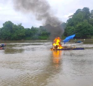 Polsek Kuantan Mudik Berhasil Tertibkan Aktivitas PETI