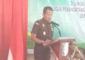 Wakajati Riau Menjadi Saksi Penandatanganan Kerjasama Kejari Dengan Pemkab Kuansing