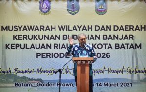 Wabup Inhil Hadiri Muswil dan Musda KKB di Batam